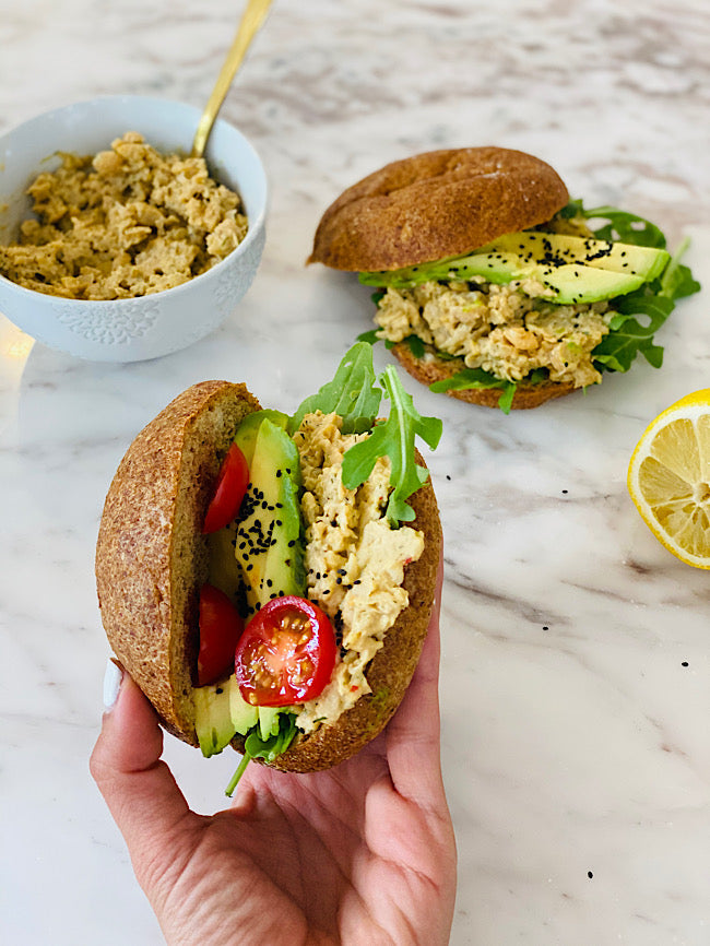 Vegan tuna style Chickpeas salad