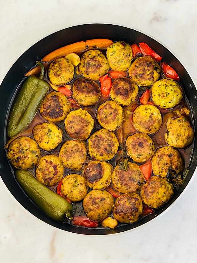 Moroccan style fish cakes