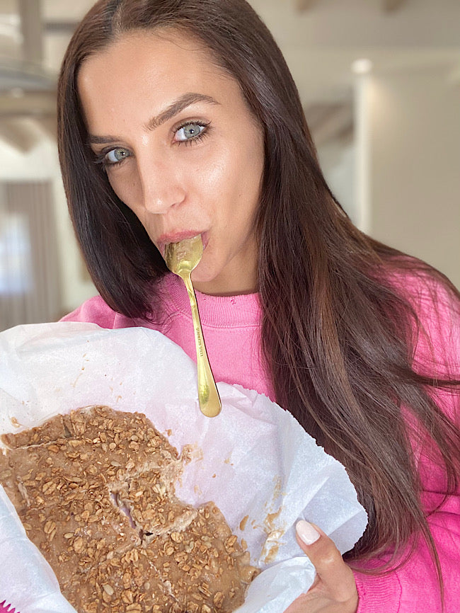 3 ingredients no bake brownies, vegan & gf