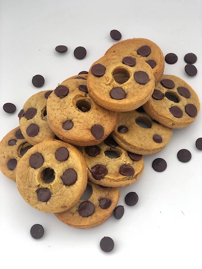 High fiber vegan chocolate bagels