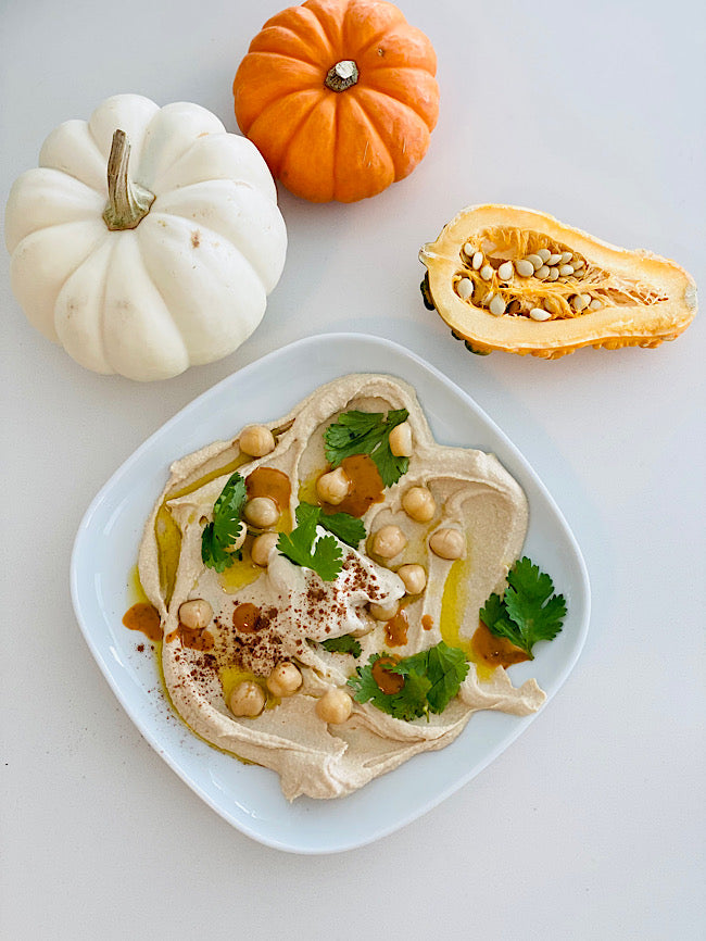Vegan pumpkin hummus