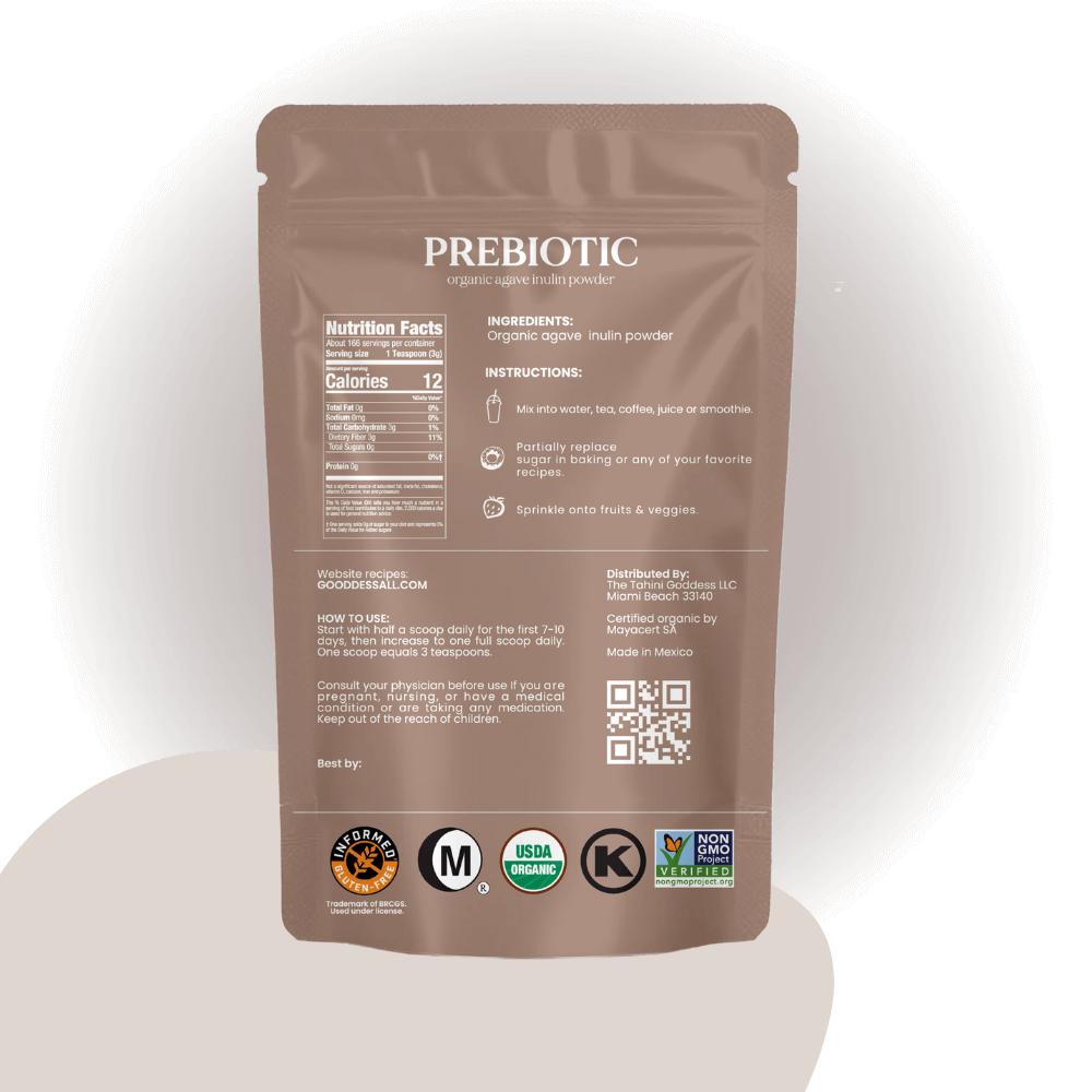 Bundle The Goddess Prebiotic To-Go Bag & Prebiotic Pouch (500g)