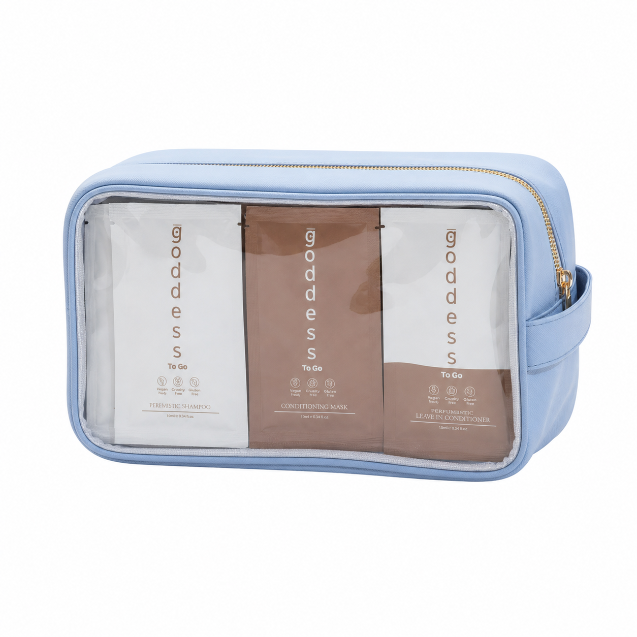 Prebiotic Hair To-Go set blue