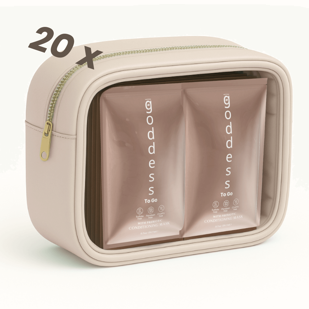 prebiotic conditioning mask To-Go Sachet Nude Bag