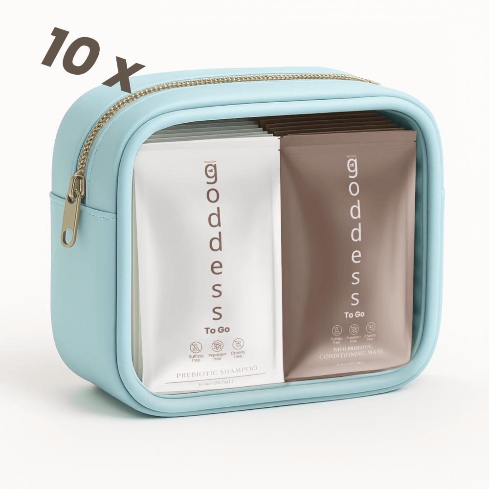 prebiotic Shampoo and Mask To-Go Sachet Light Blue