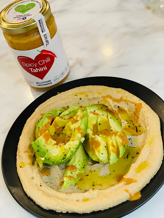 Homemade sexy lazy hummus