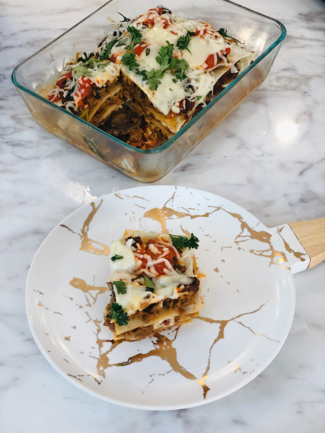 Vegan gluten free lasagna