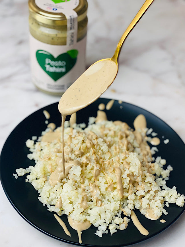 Oven baked cauliflower rice