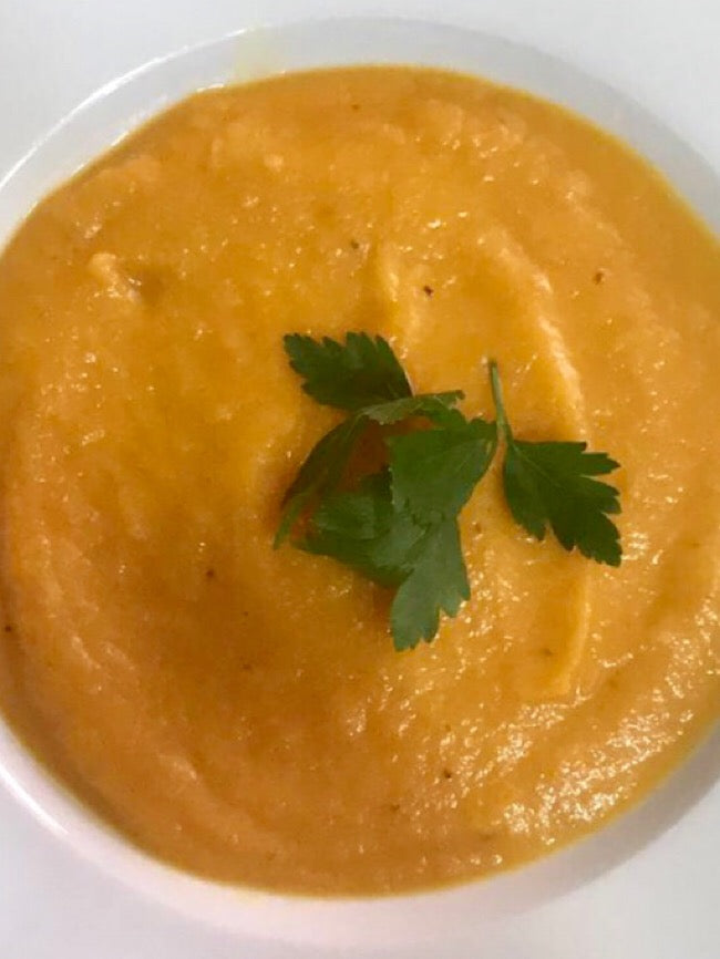 Creamy butternut squash soup