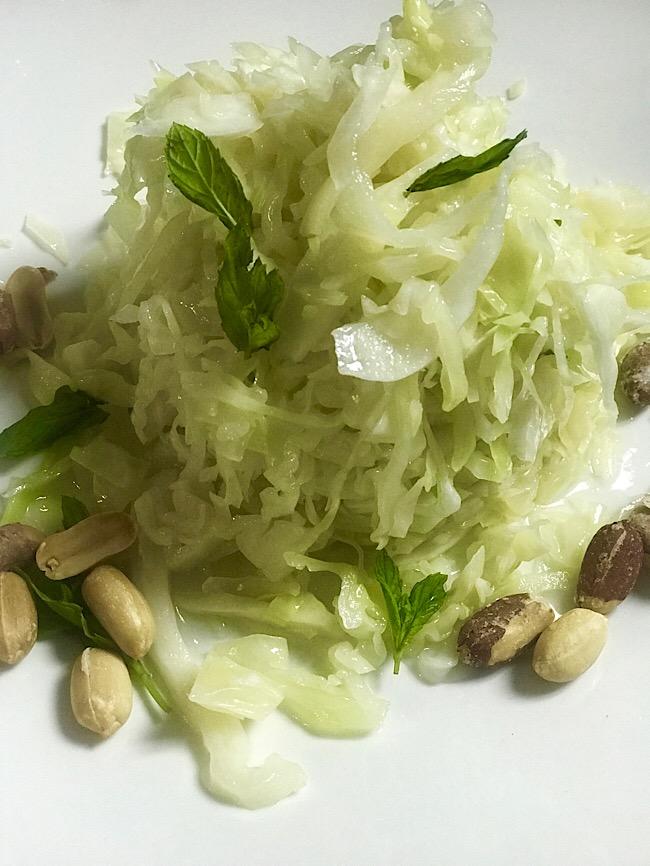 Cabbage salad Mediterranean style