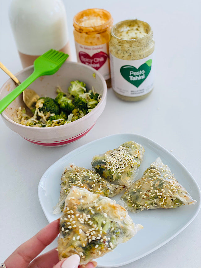 Rice paper burekas, vegan & gluten free