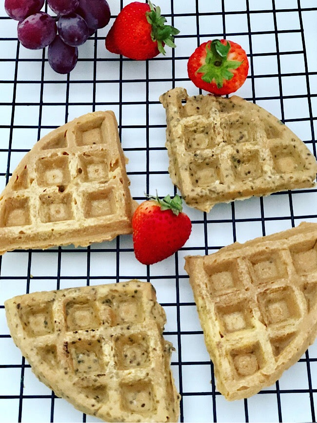 Tahini waffles