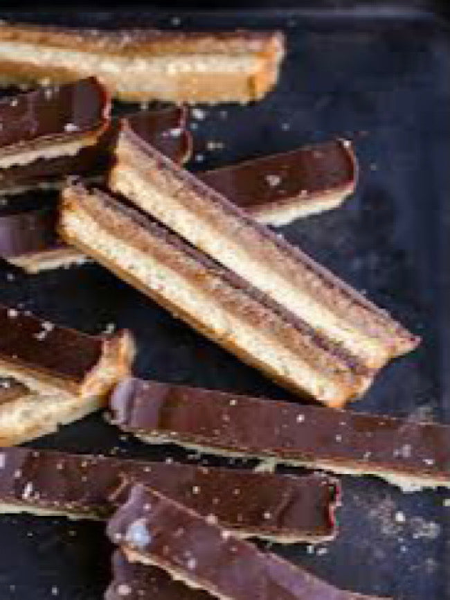 Tahini Twix bars, Vegan, low carb & gluten free