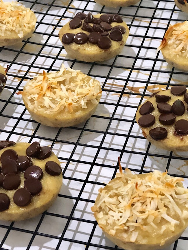 Coconut banana muffins for Passover