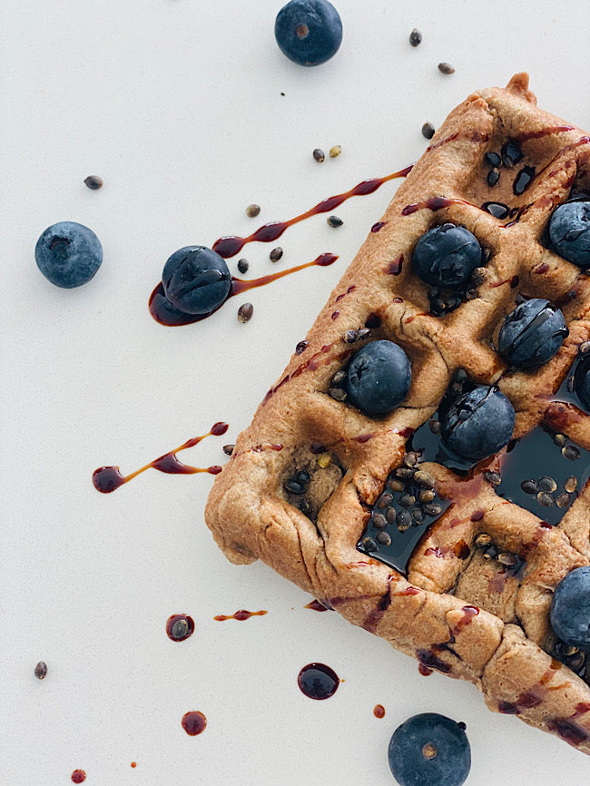 Tahini waffle