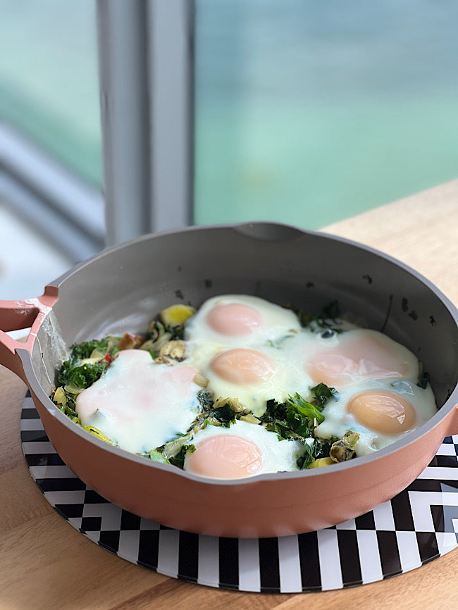 Green shakshuka