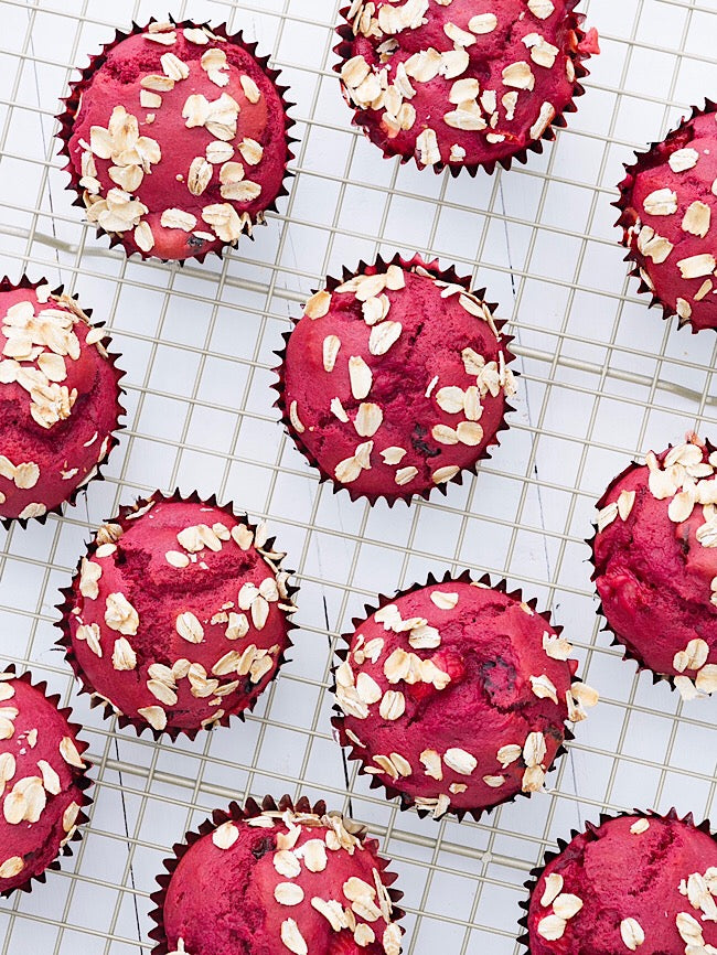 Beet muffins