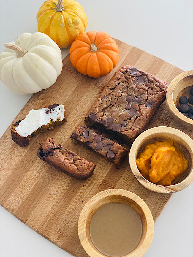 Pumpkin tahini bread