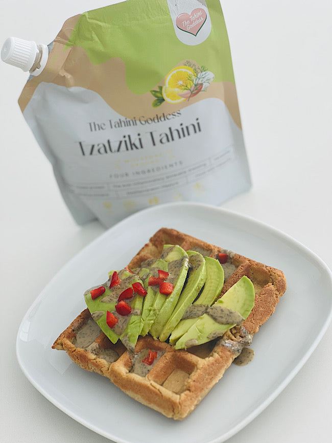 Gluten free Tahini waffles