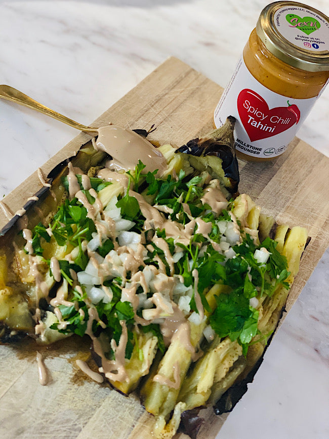 Mediterranean eggplant salad