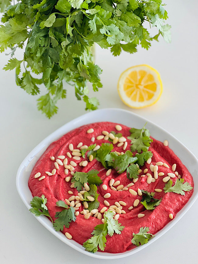 Beet hummus