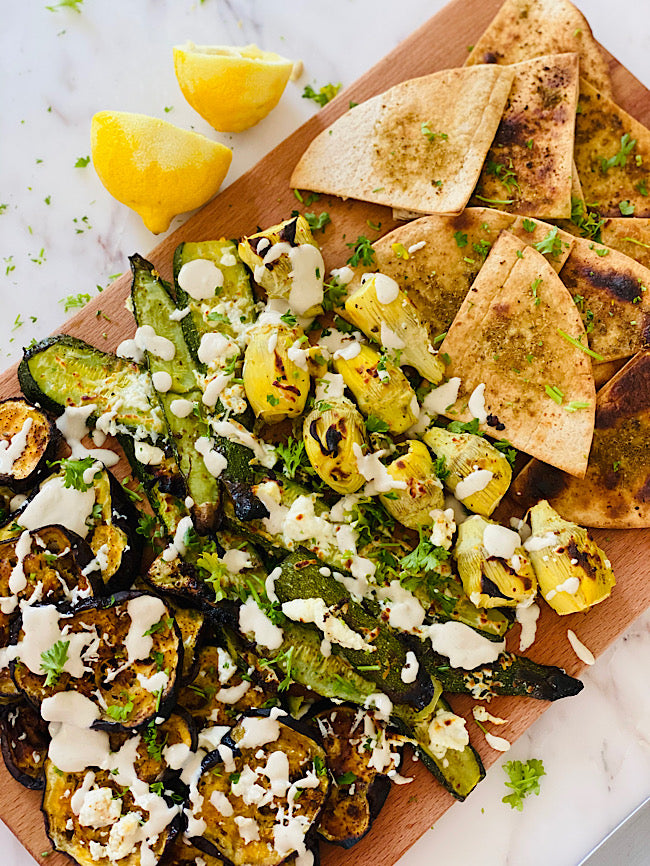 Mediterranean veggies board