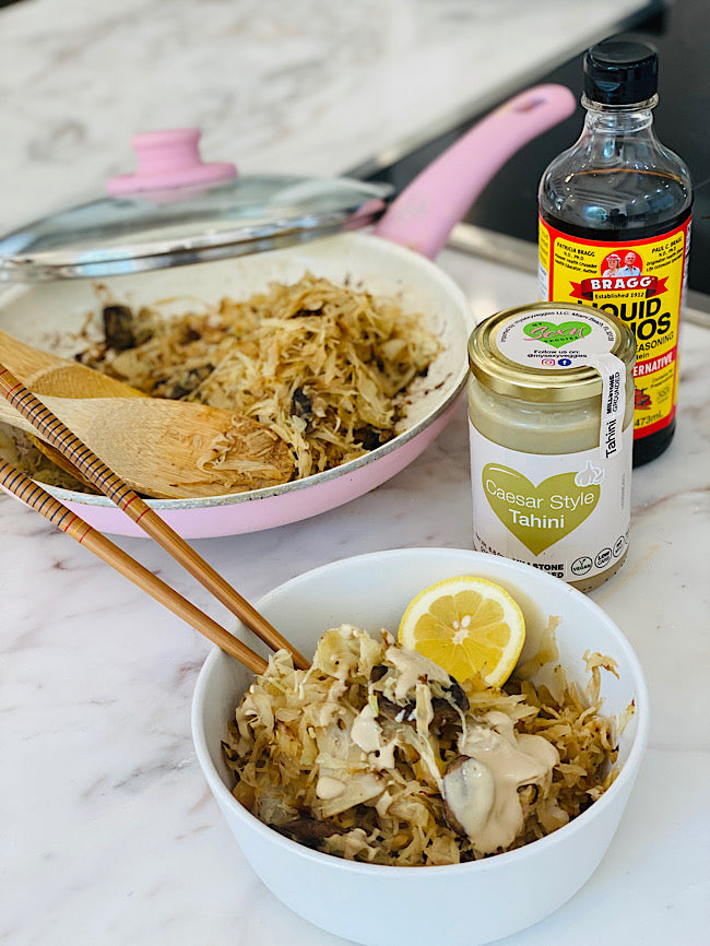 Warm Shredded cabbage bowl