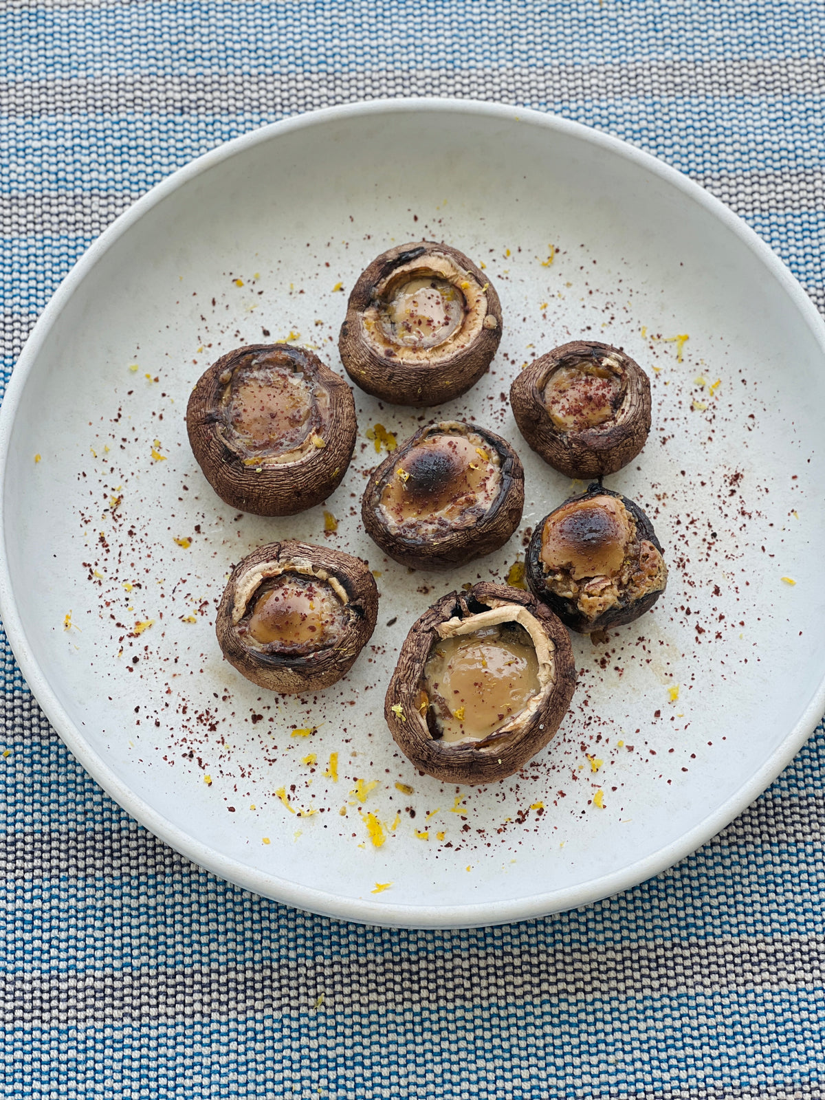 Warm Truffle Tahini Stuffed Mushrooms: A Bite of Heaven