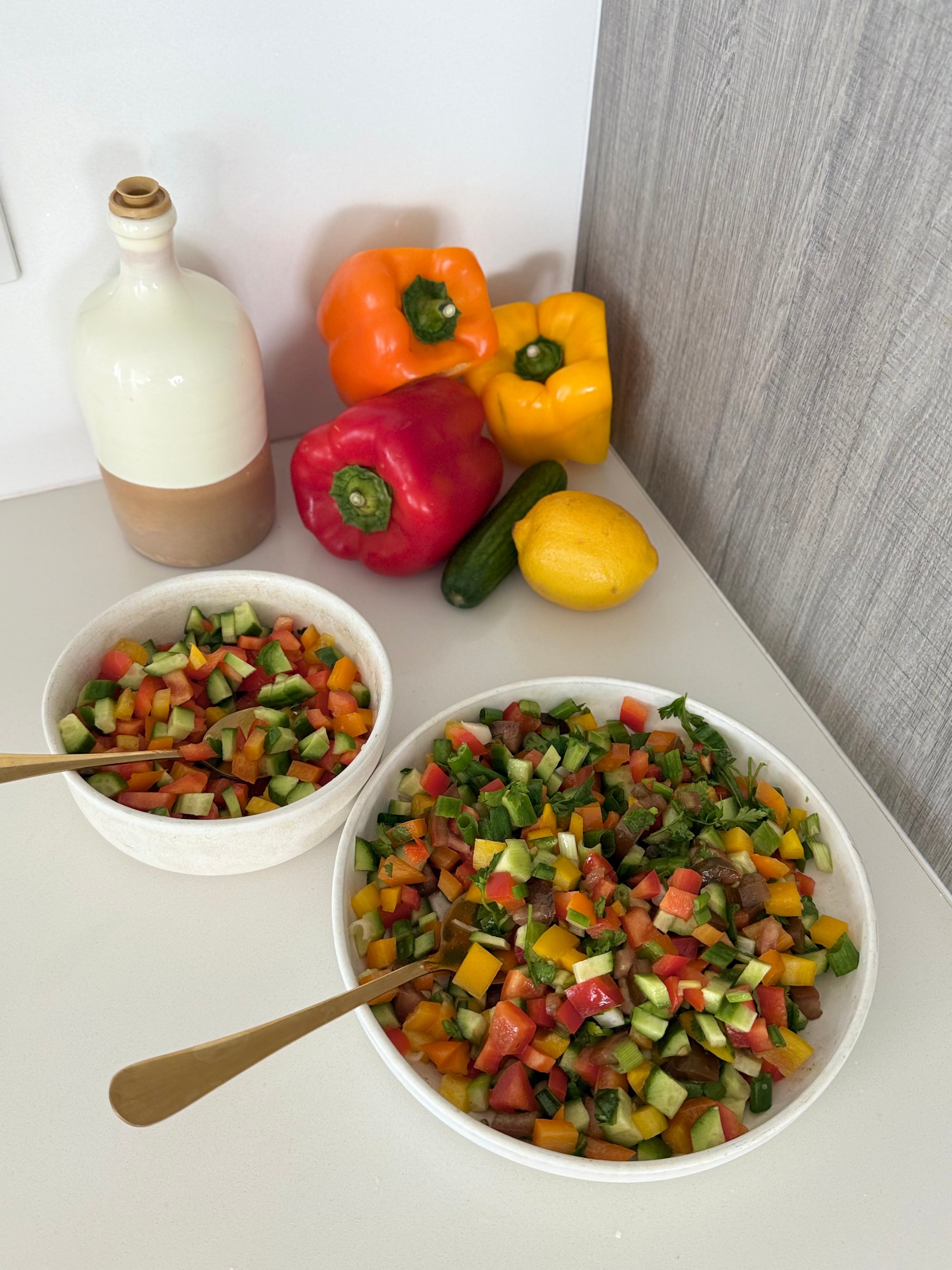 Israeli chopped salad