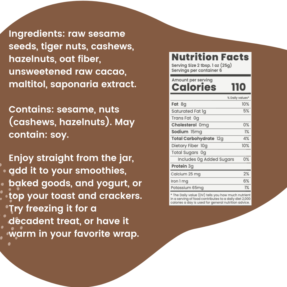 Chocolate Halva - 0g sugar