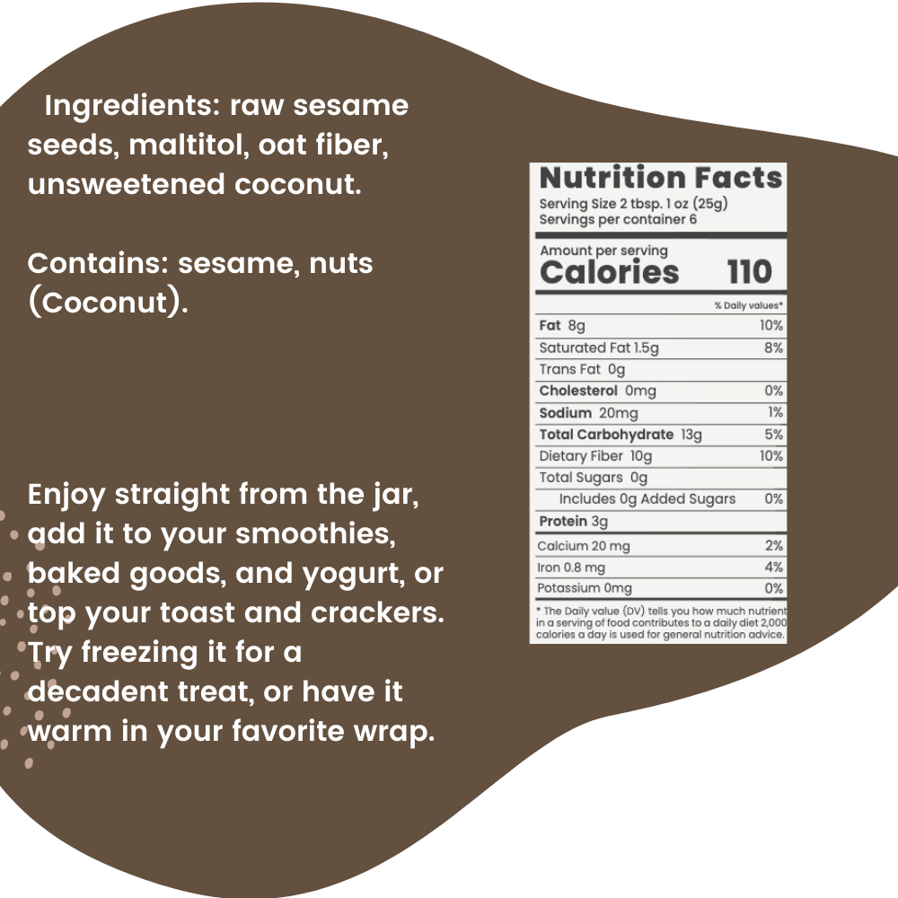 coconut halva- 0g sugar